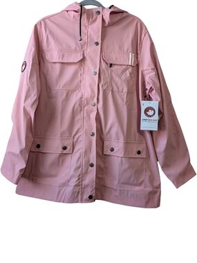 CANADA WEATHER GEAR WOMEN'S PINK UTILITY HOODED JACKET SIZE XL